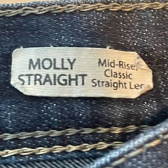 Mavi Molly Bootcut Jeans Indigo Blue Denim Regular Rise Super Soft 32 - Picture 8 of 11